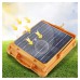 Lampa Proiector Solar de Exterior Portabil, Protectie IP66, Incarcare Solara sau de la Retea, 500W, Protectie IP66, 5 Moduri de Iluminat, Port USB