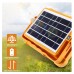 Proiector Solar, Protectie IP66, Incarcare Solara sau de la Retea, Baterie 12000Ah, 336 leduri,5 Moduri de Iluminat, Port USB