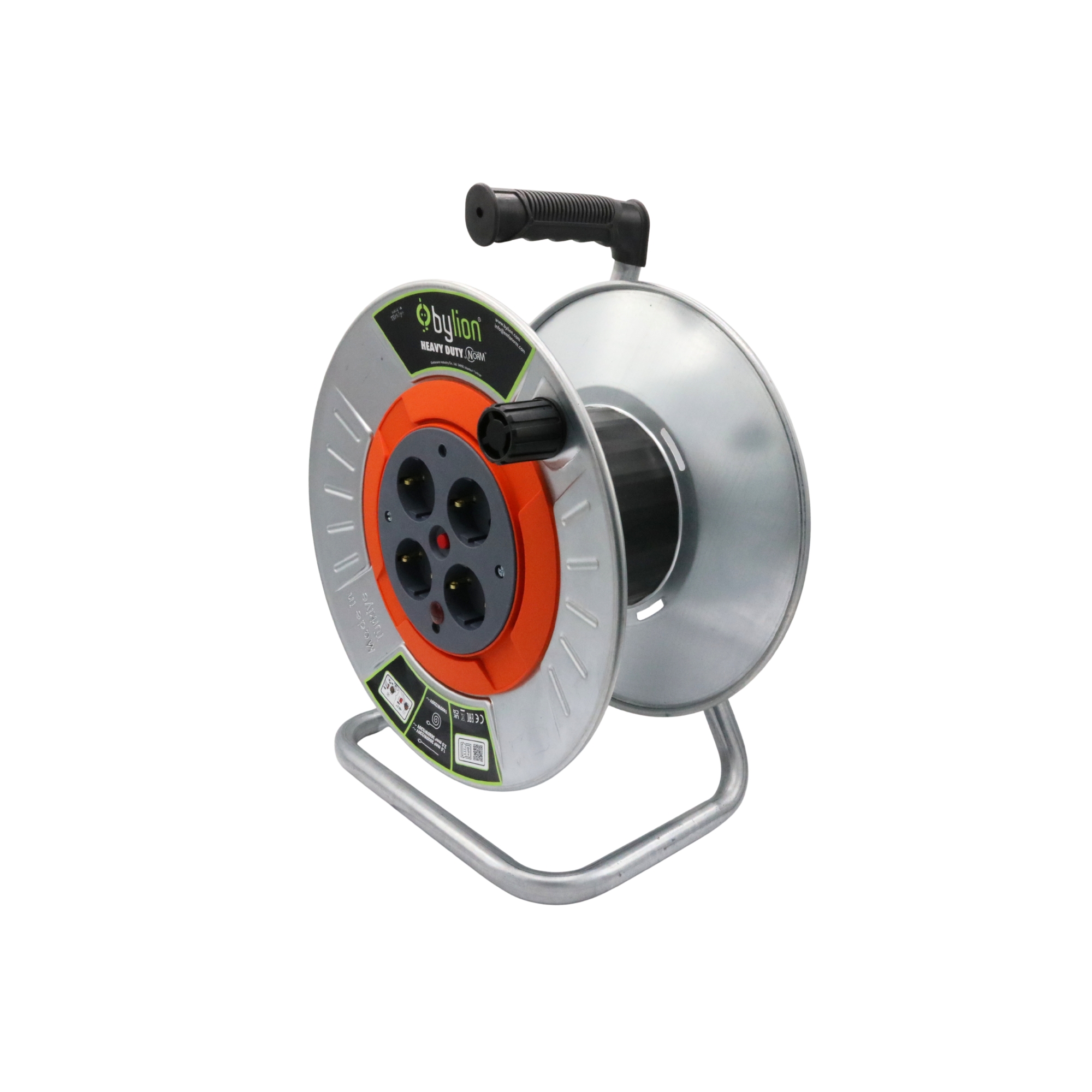 Rolă Goală Metal, 4 Prize IP20, Bylion – MME-10000-F