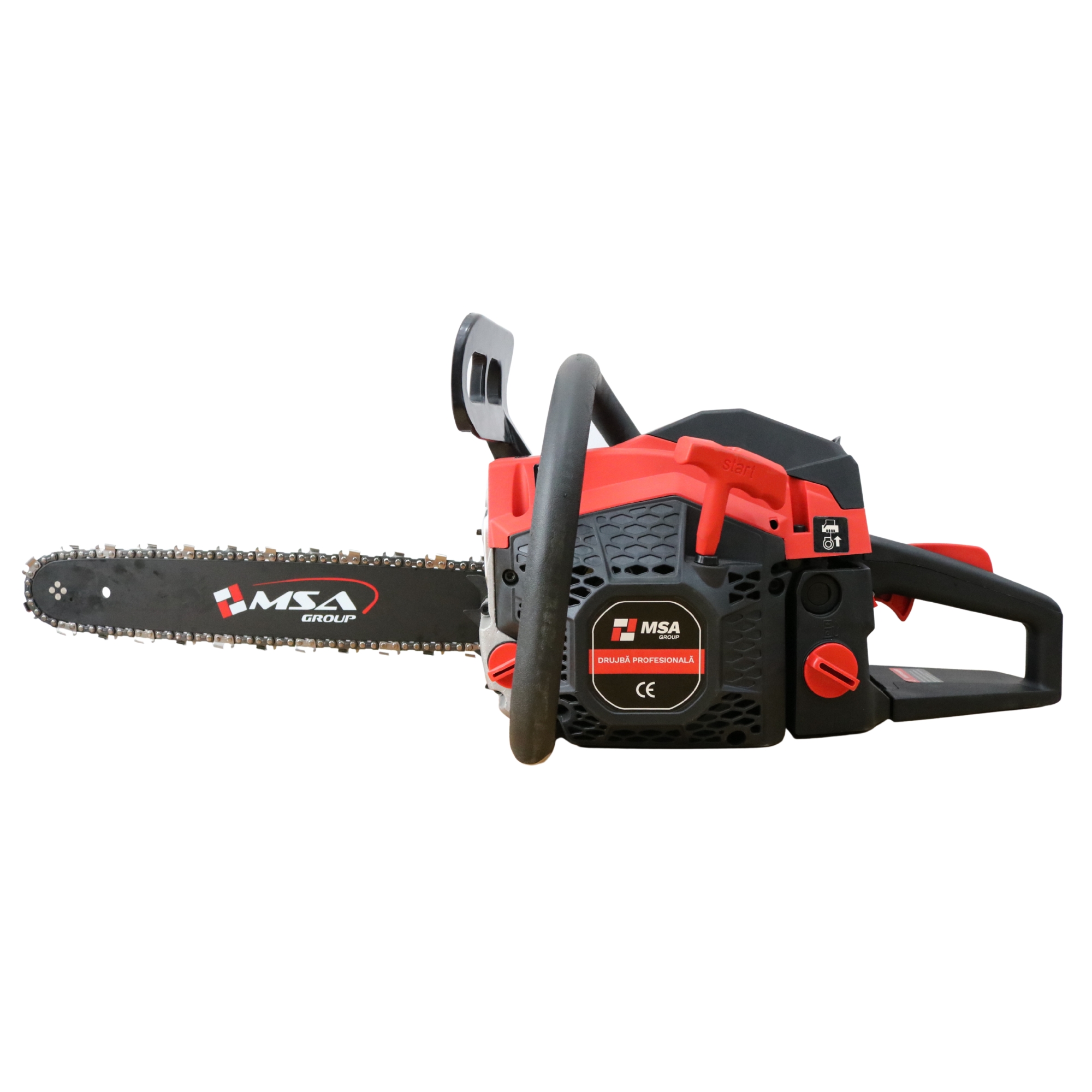 Drujbă pe benzină 58cc, 3.5 kW, lamă 40 cm, model 58-3.5 (2 lame + 2 lanțuri) – MSA2729