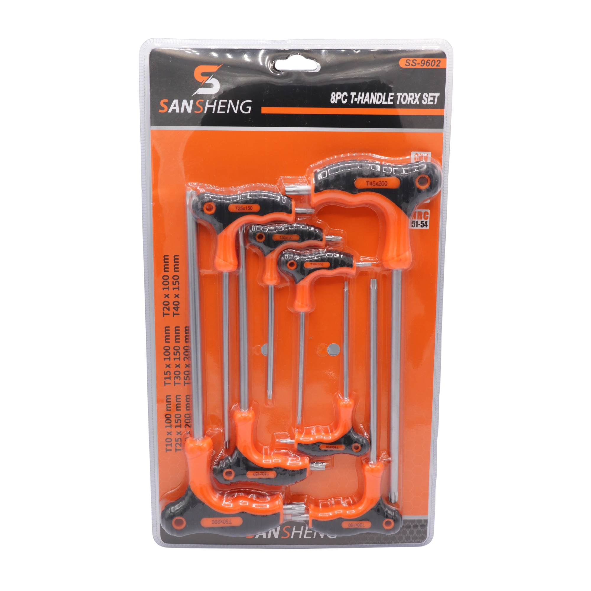 Set chei Torx tip T, 8 piese, SANSHENG, MSA3260