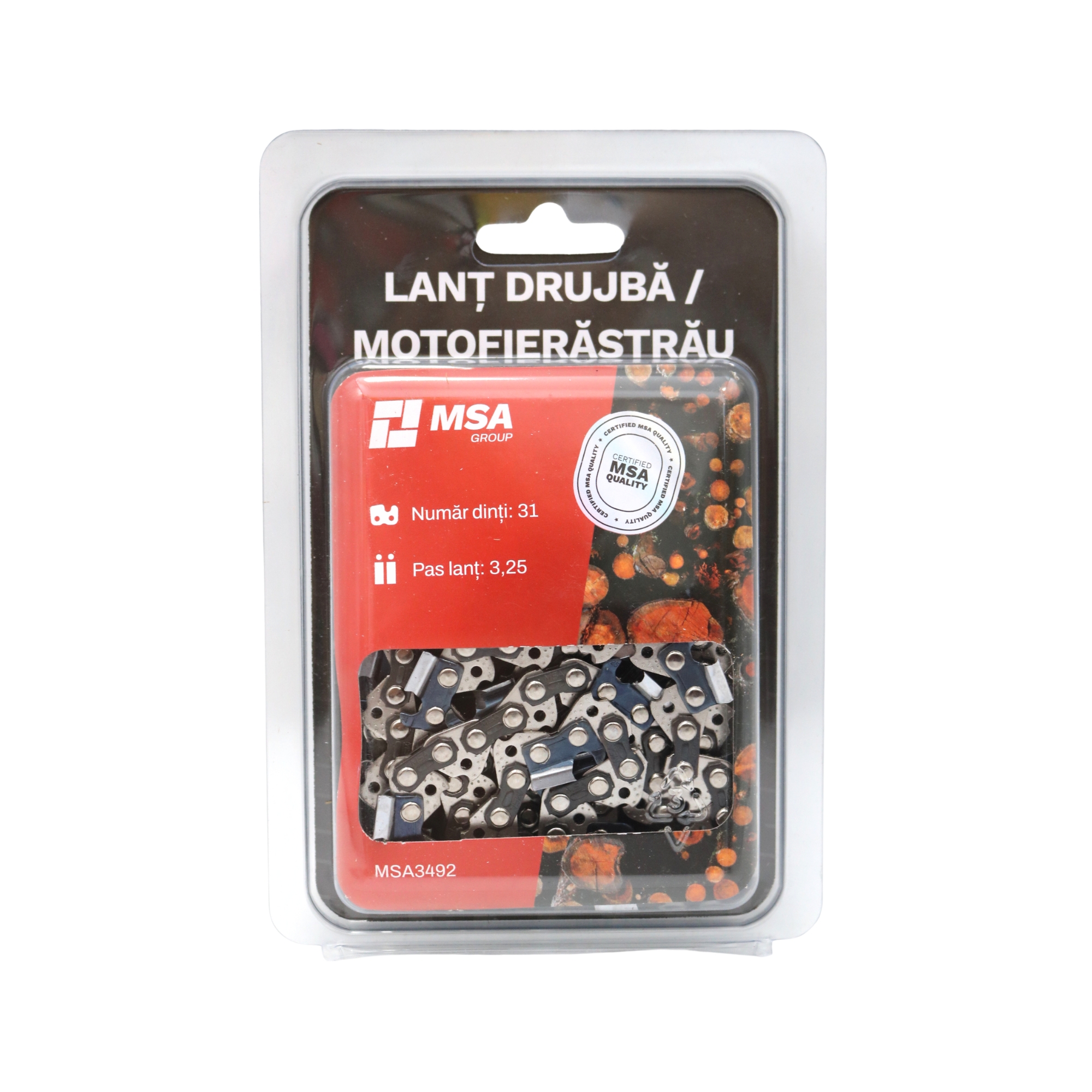 Lanț drujbă / motofierăstrău MSA, 31 dinți, pas 3.25 – MSA3492