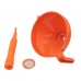 Palnie cu furtun flexibil si sita, pentru apa, cu diametrul de 220 mm, din plastic, portocalie