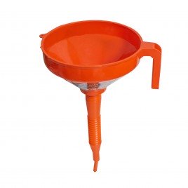 Palnie cu furtun flexibil si sita, pentru apa, cu diametrul de 220 mm, din plastic, portocalie