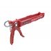 Pistol pentru tuburi de silicon, cu canal, rosu, 320mm