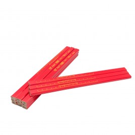 Creion tamplarie 25cm rosu