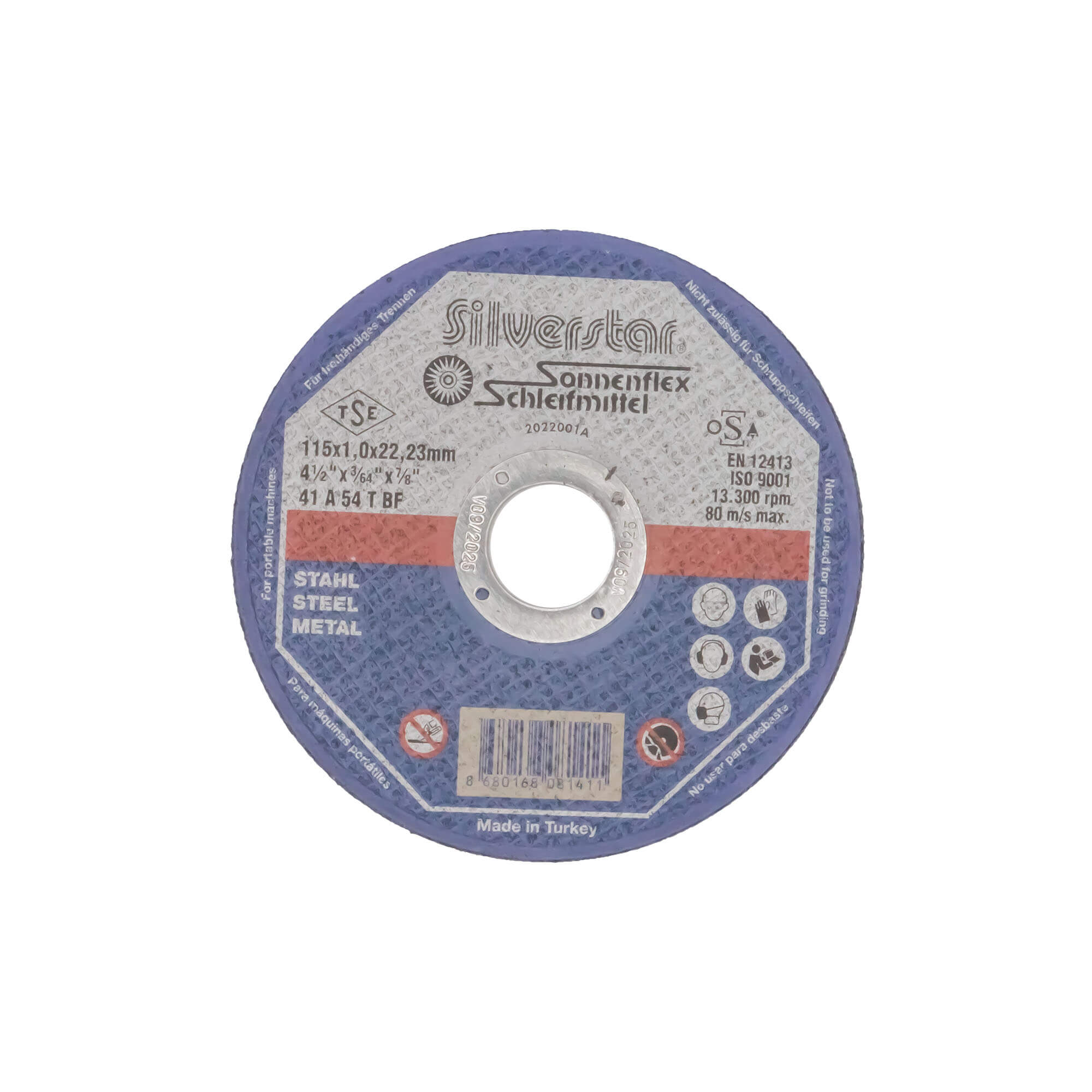 Disc abraziv sonnenflex 115x1.0x22.23mm