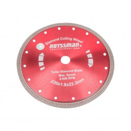 Disc diamantat turbo, placi ceramic, taiere umeda si uscata 230x1.8x22.2mm, Speed 6.600Rpm