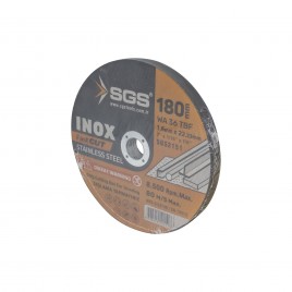 Disc abraziv debitare Professional, inox, otel, 180x1.6x22.23mm, 8.500Rpm, SGS