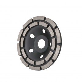 Disc diamantat pentru slefuirea marmură, granit si beton, SGS, M14, 125 x 22.23 mm, 12200 rpm, Negru